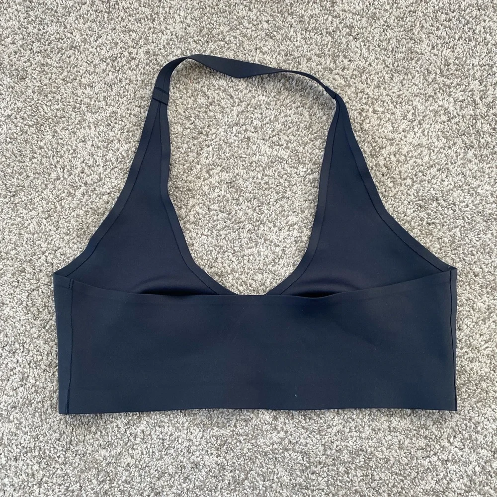 Free People Intimately Black Halter Bralette Size Large - Picture 5 of 6